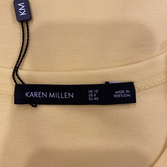 Karen Millen Top Yellow - Picture 6 of 6